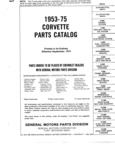 Previous Page - 1953-75 Corvette Parts Catalog September 1974