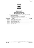 Next Page - Chassis and Body Parts Catalog P&A 10 May 1981