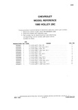 Next Page - Chassis and Body Parts Catalog P&A 10 May 1981