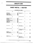 Previous Page - Parts and Illustration Catalog P&A 52S September 1982